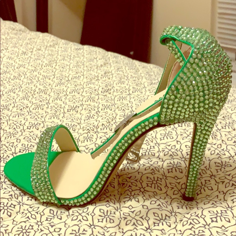 Green Shoelin Sexy Sandal Shoes